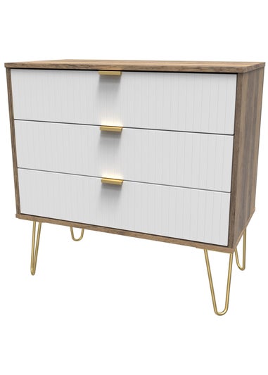 Ready Assembled Lisbon 3 Drawer Chest