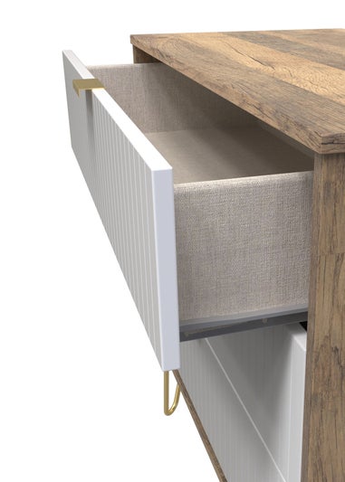 Ready Assembled Lisbon 3 Drawer Chest