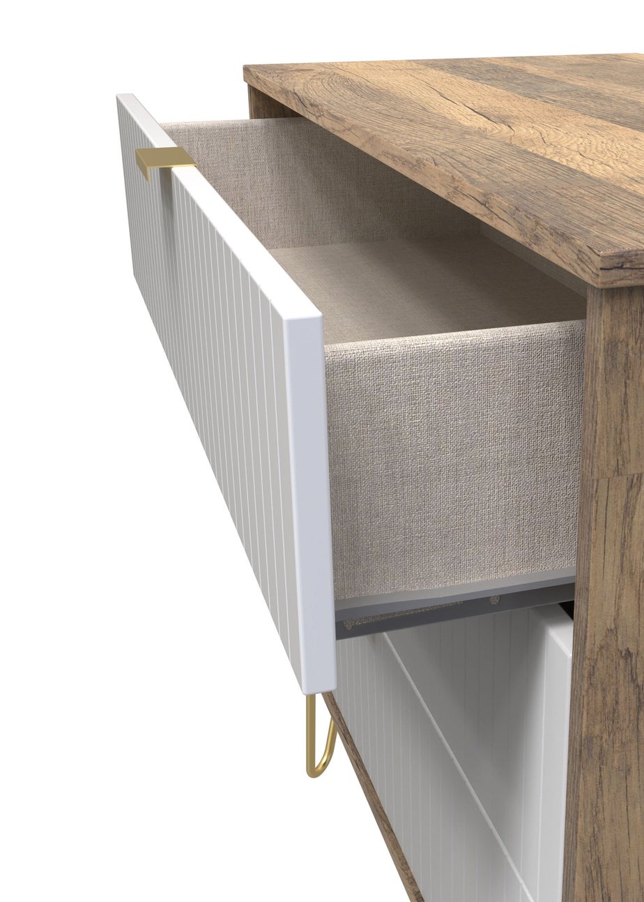 Ready Assembled Lisbon 3 Drawer Chest