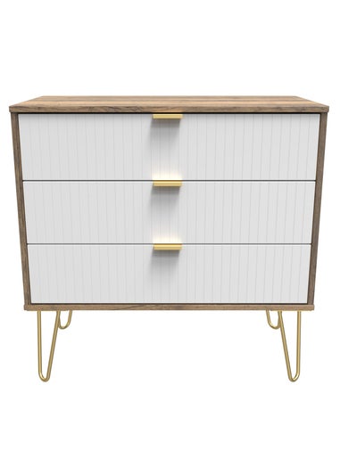 Ready Assembled Lisbon 3 Drawer Chest