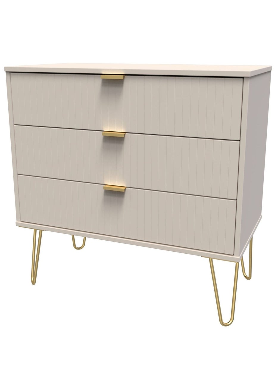 Ready Assembled Lisbon 3 Drawer Chest