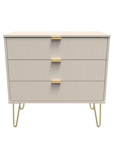 Ready Assembled Lisbon 3 Drawer Chest
