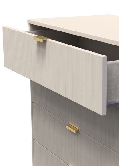 Ready Assembled Lisbon 5 Drawer Chest