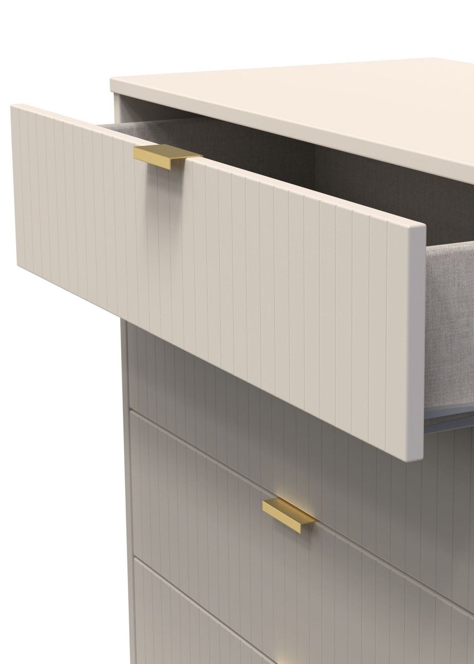 Ready Assembled Lisbon 5 Drawer Chest