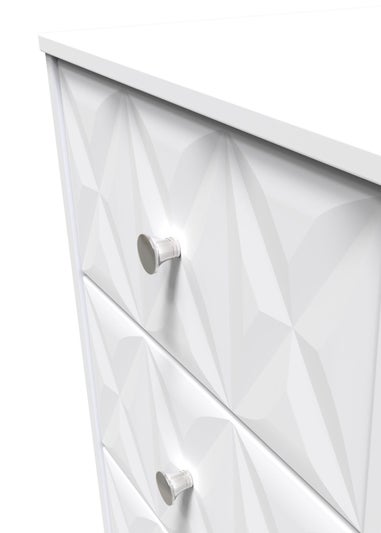 Ready Assembled Toronto 3 Drawer Bedside