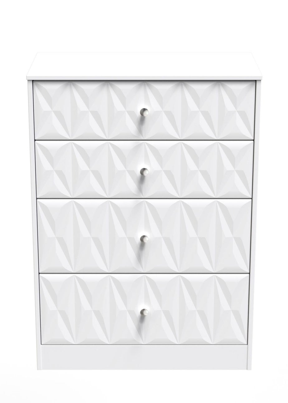 Ready Assembled Toronto  4 Drawer Deep Chest