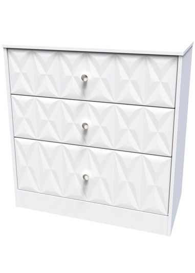 Ready Assembled Toronto 3 Drawer Deep Chest