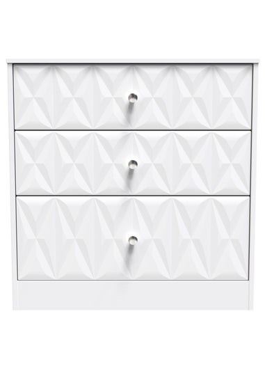 Ready Assembled Toronto 3 Drawer Deep Chest