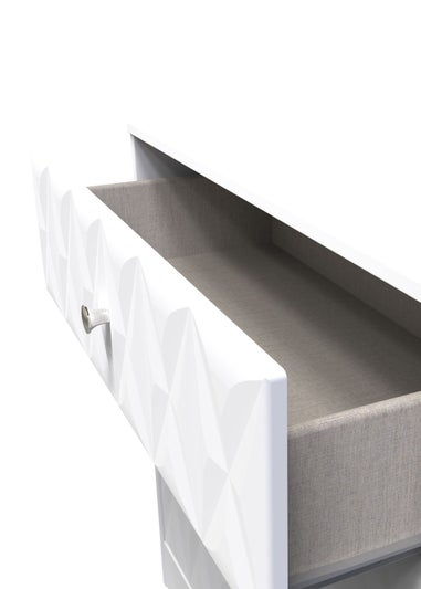 Ready Assembled Toronto 3 Drawer Deep Chest