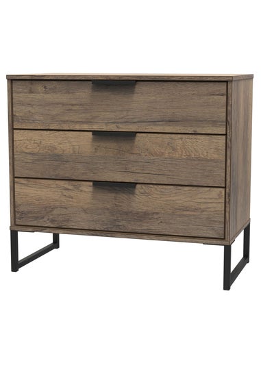 Ready Assembled Milano 3 Drawer Chest
