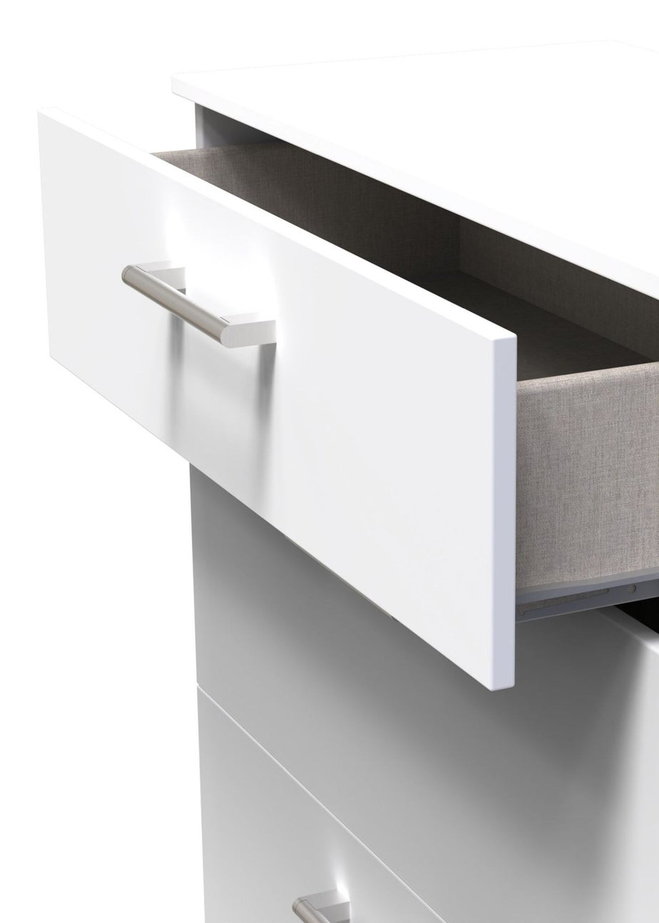 Ready Assembled Bari 3 Drawer Deep Chest