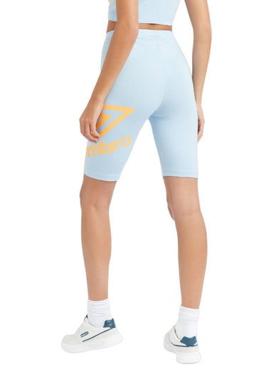 Umbro Sky Blue Core Big Logo Cycling Shorts
