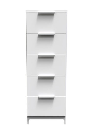 Ready Assembled Panama 5 Drawer Tallboy