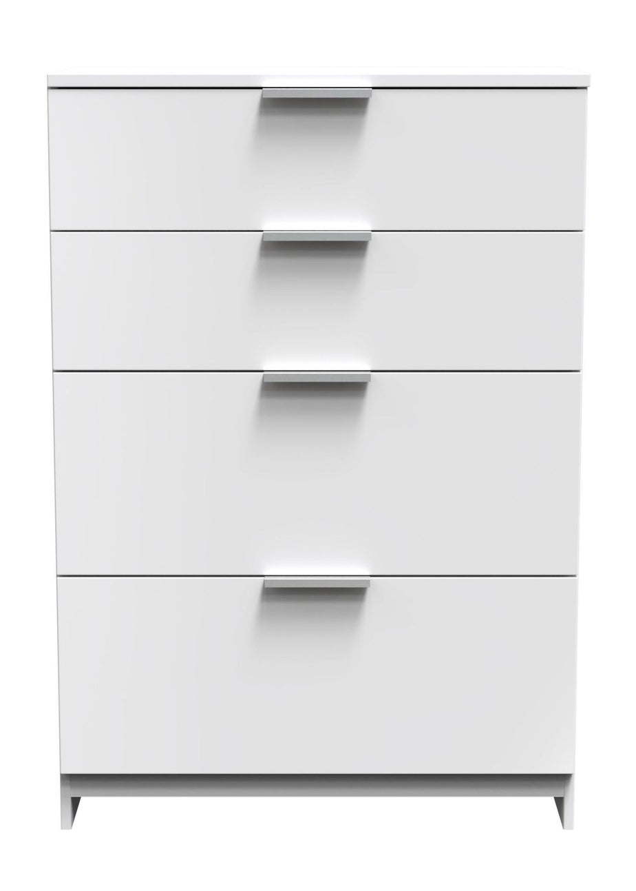 Ready Assembled Panama 4 Drawer Deep Chest