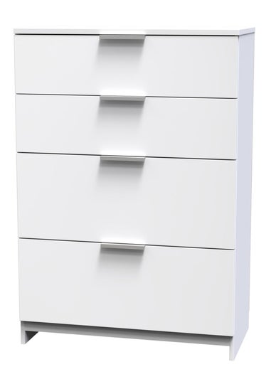 Ready Assembled Panama 4 Drawer Deep Chest