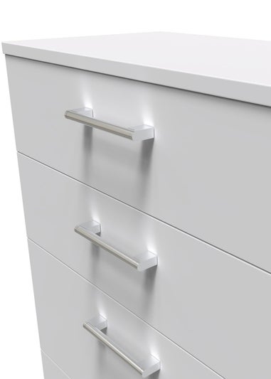 Ready Assembled Bari 4 Drawer Deep Chest