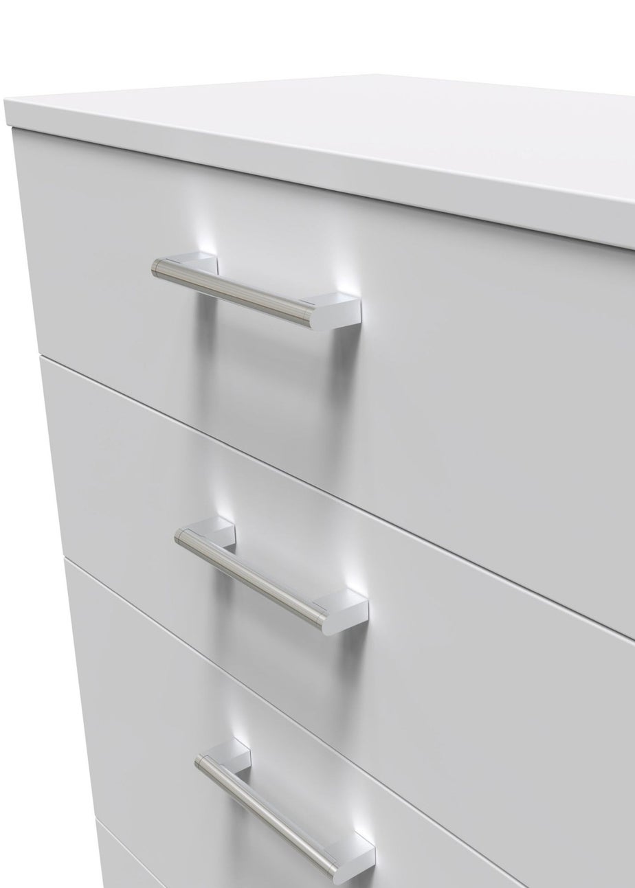 Ready Assembled Bari 4 Drawer Deep Chest