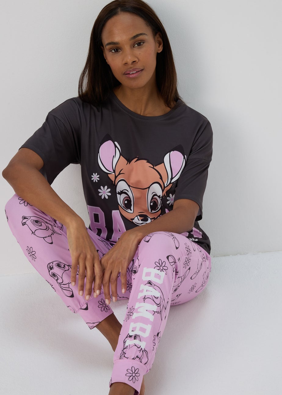 Disney Grey Bambi Pyjama Set