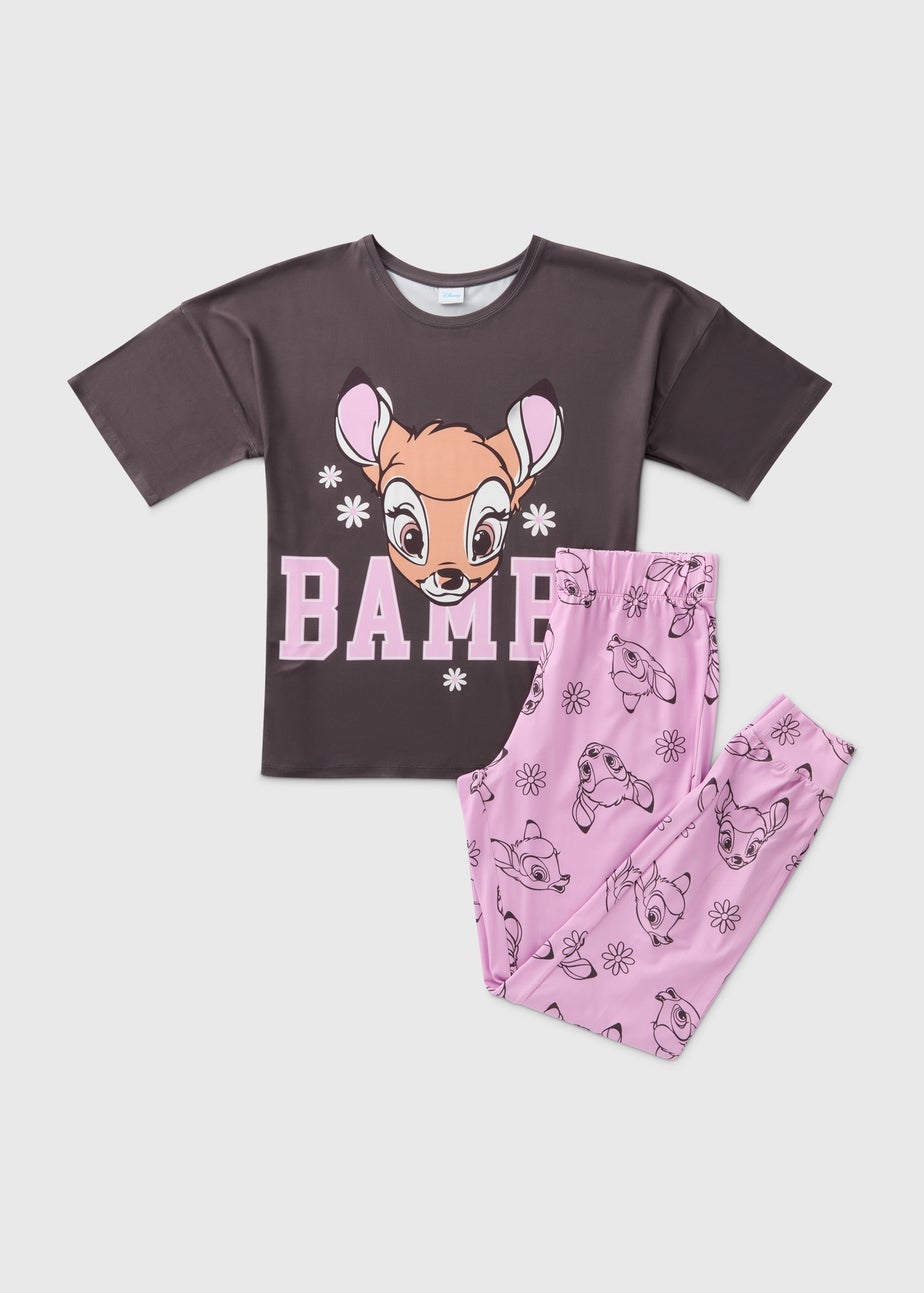Disney Grey Bambi Pyjama Set