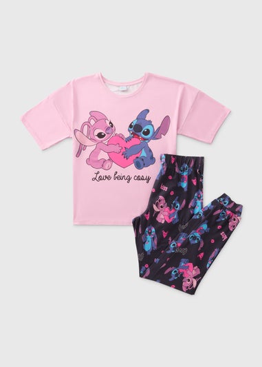 Disney Pink Lilo & Stitch Pyjama Set