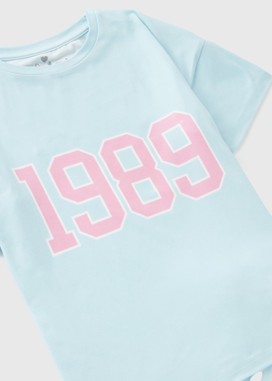 Girls Blue 1989 Pyjama Set (4-13yrs)