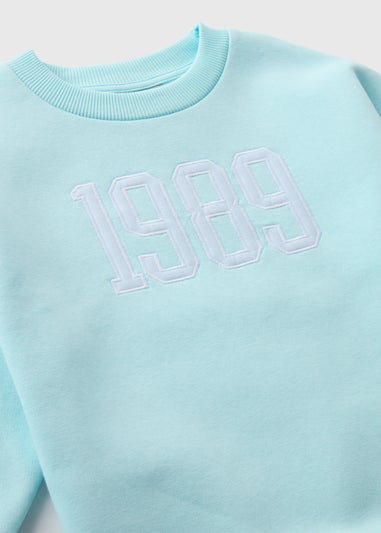 Girls Blue 1989 Sweatshirt (7-15yrs)