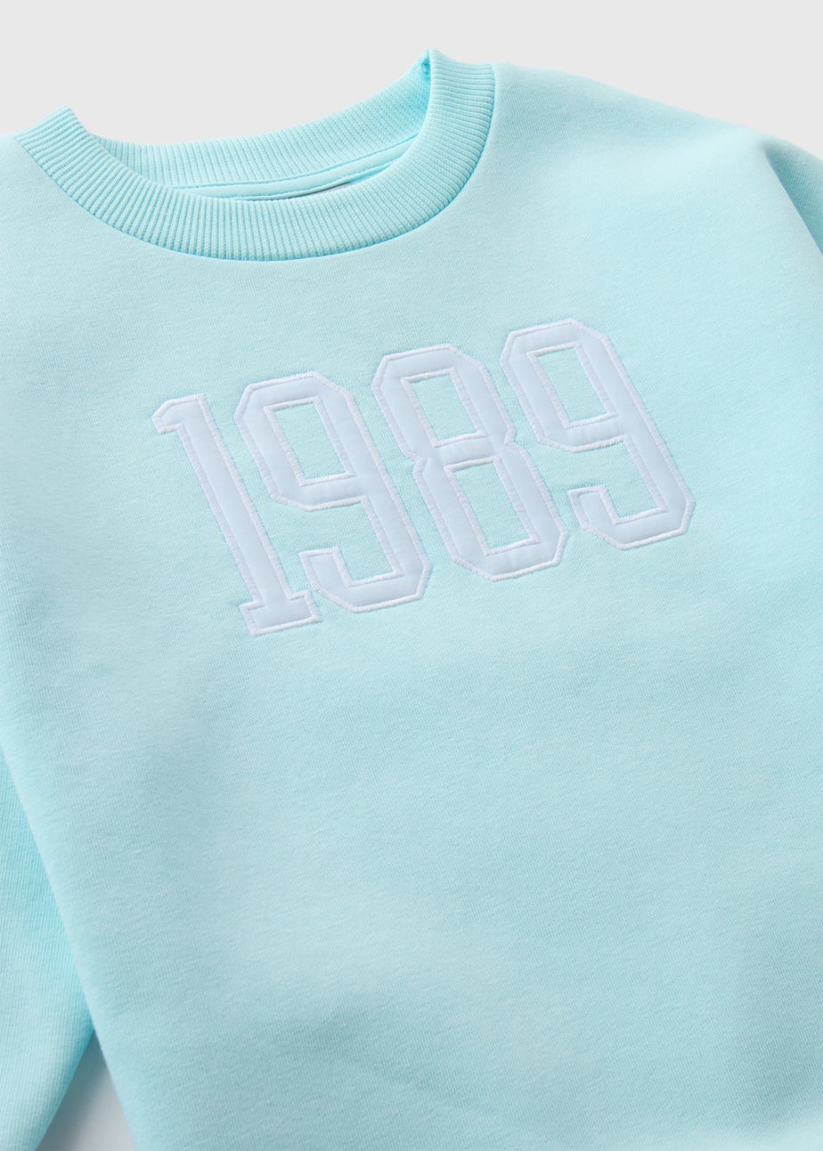 Girls Blue 1989 Sweatshirt (7-15yrs)