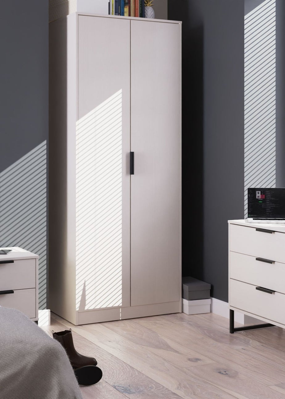 Ready Assembled Milano 2 Drawer Bedside Cabinet