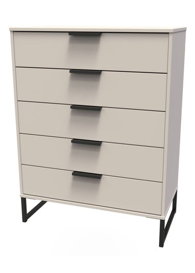 Ready Assembled Milano 5 Drawer Chest