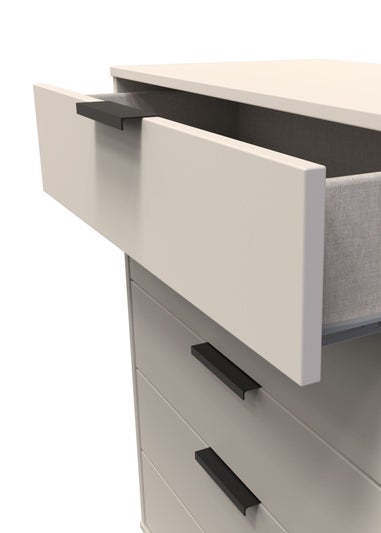 Ready Assembled Milano 5 Drawer Chest