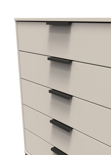 Ready Assembled Milano 5 Drawer Chest