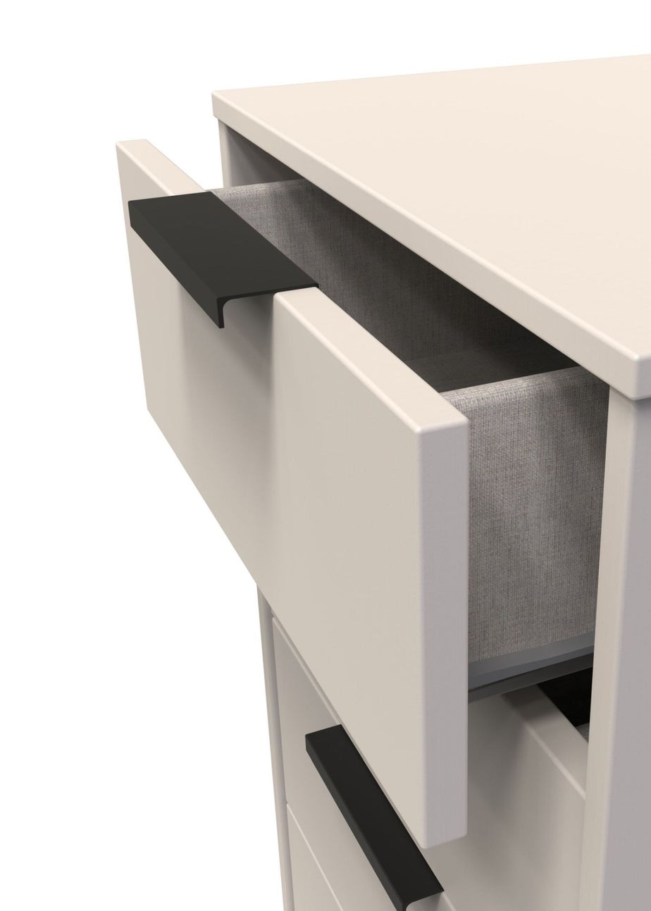 Ready Assembled Milano 5 Drawer Tallboy