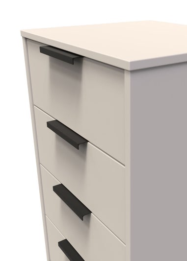 Ready Assembled Milano 5 Drawer Tallboy