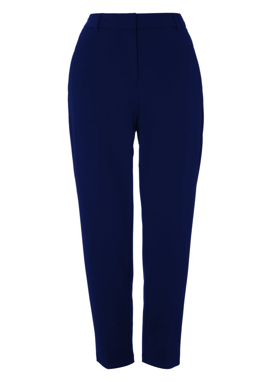 Roman Navy Short Straight Leg Stretch Trouser