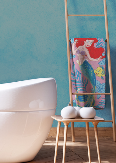 Disney Princess Flowen Fun with Flounder Towel
