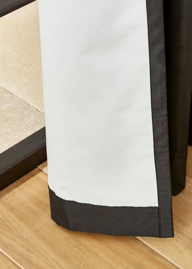 Catherine Lansfield Faux Silk Blackout Thermal Insulating Eyelet Curtains