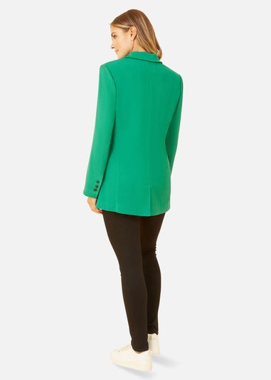 Yumi Green Relaxed Blazer