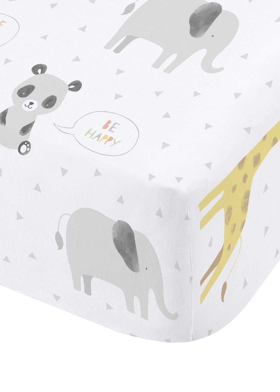 Catherine Lansfield Kids Roarsome Animals Fitted Sheet