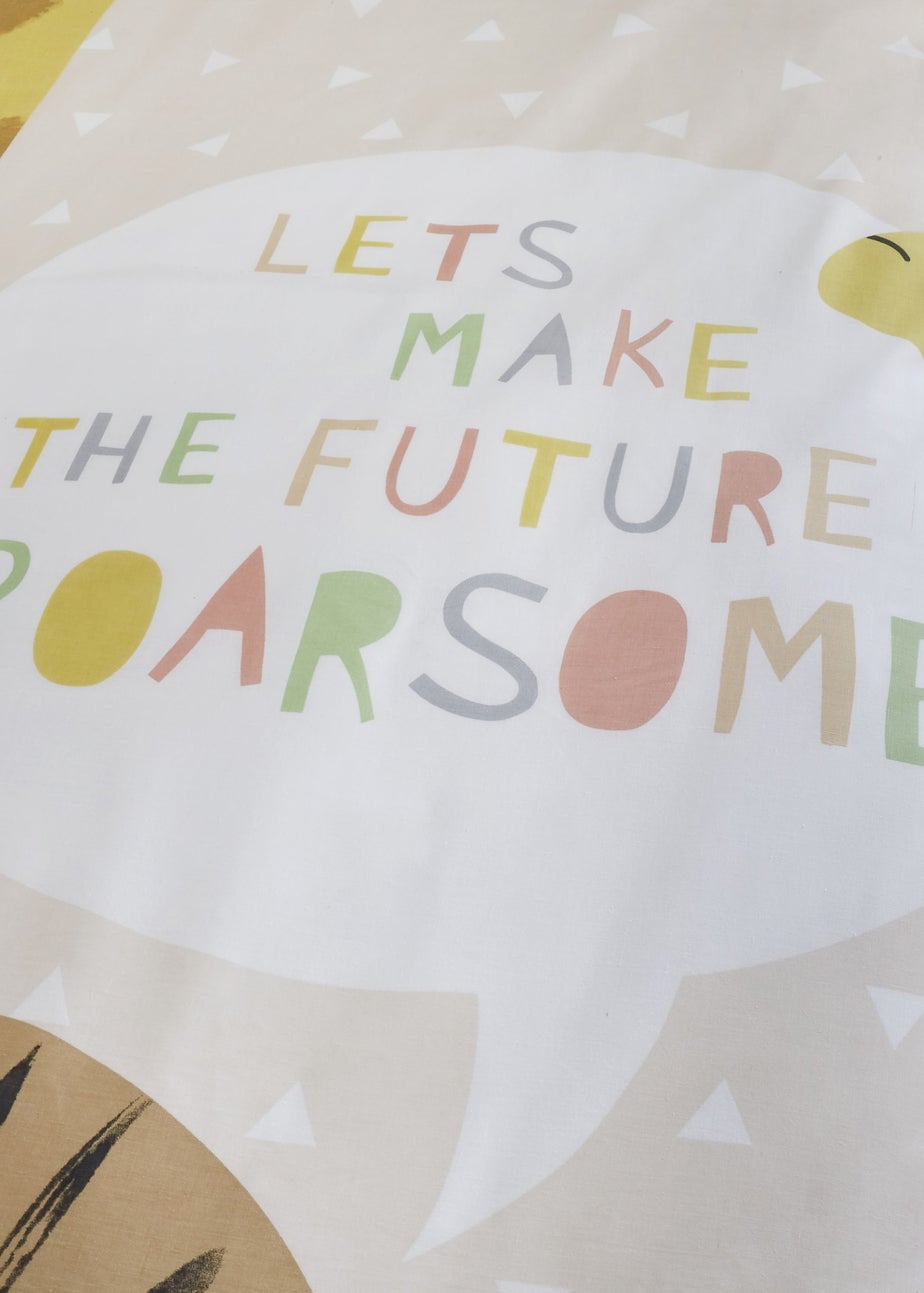 Catherine Lansfield Roarsome Animals Reversible Duvet Cover Set