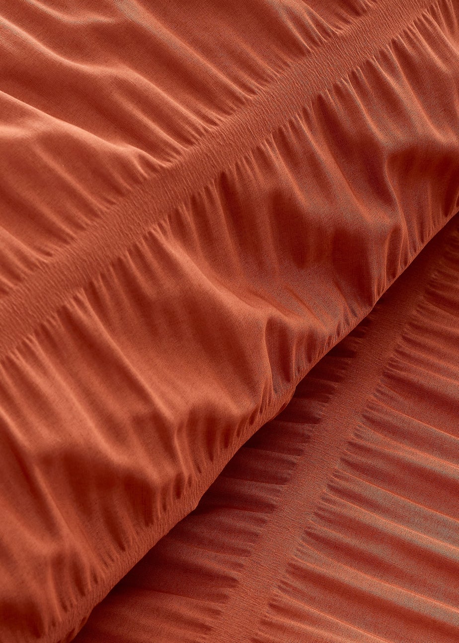 Catherine Lansfield Seersucker Duvet Cover Set