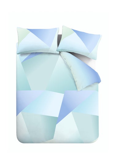 Catherine Lansfield Ombre Larsson Geo Reversible Duvet Cover Set