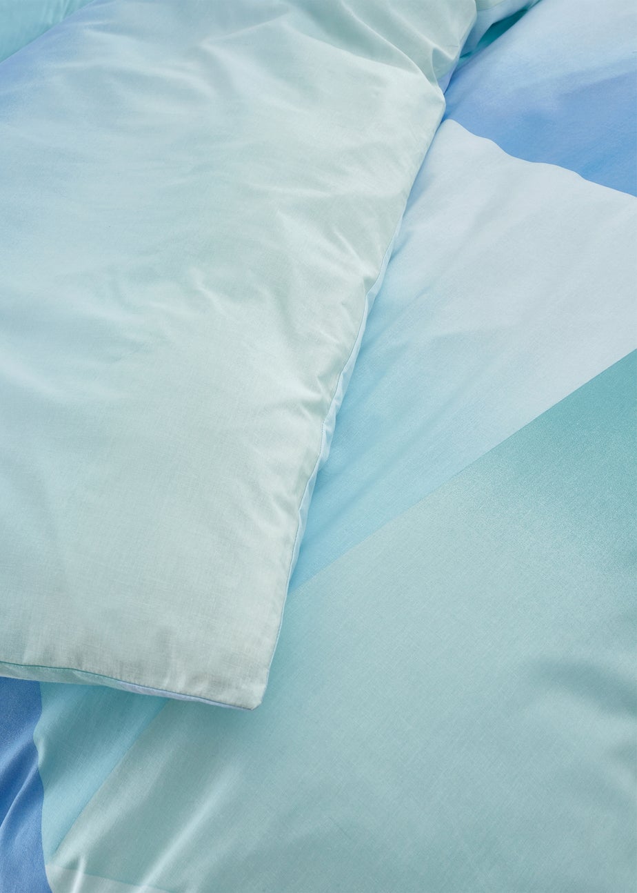 Catherine Lansfield Ombre Larsson Geo Reversible Duvet Cover Set