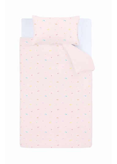 Catherine Lansfield Embroidered Unicorn Duvet Cover Set