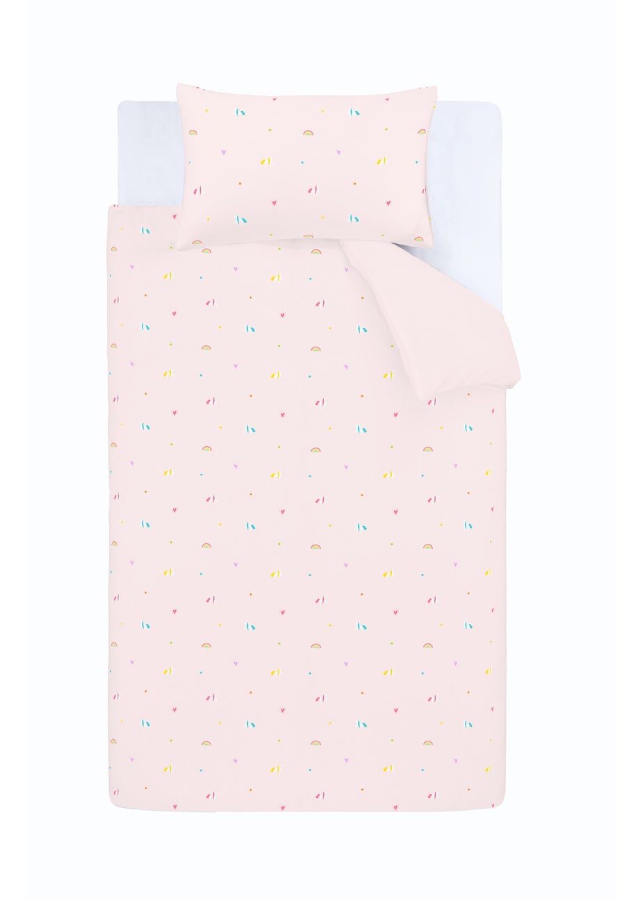 Catherine Lansfield Embroidered Unicorn Duvet Cover Set