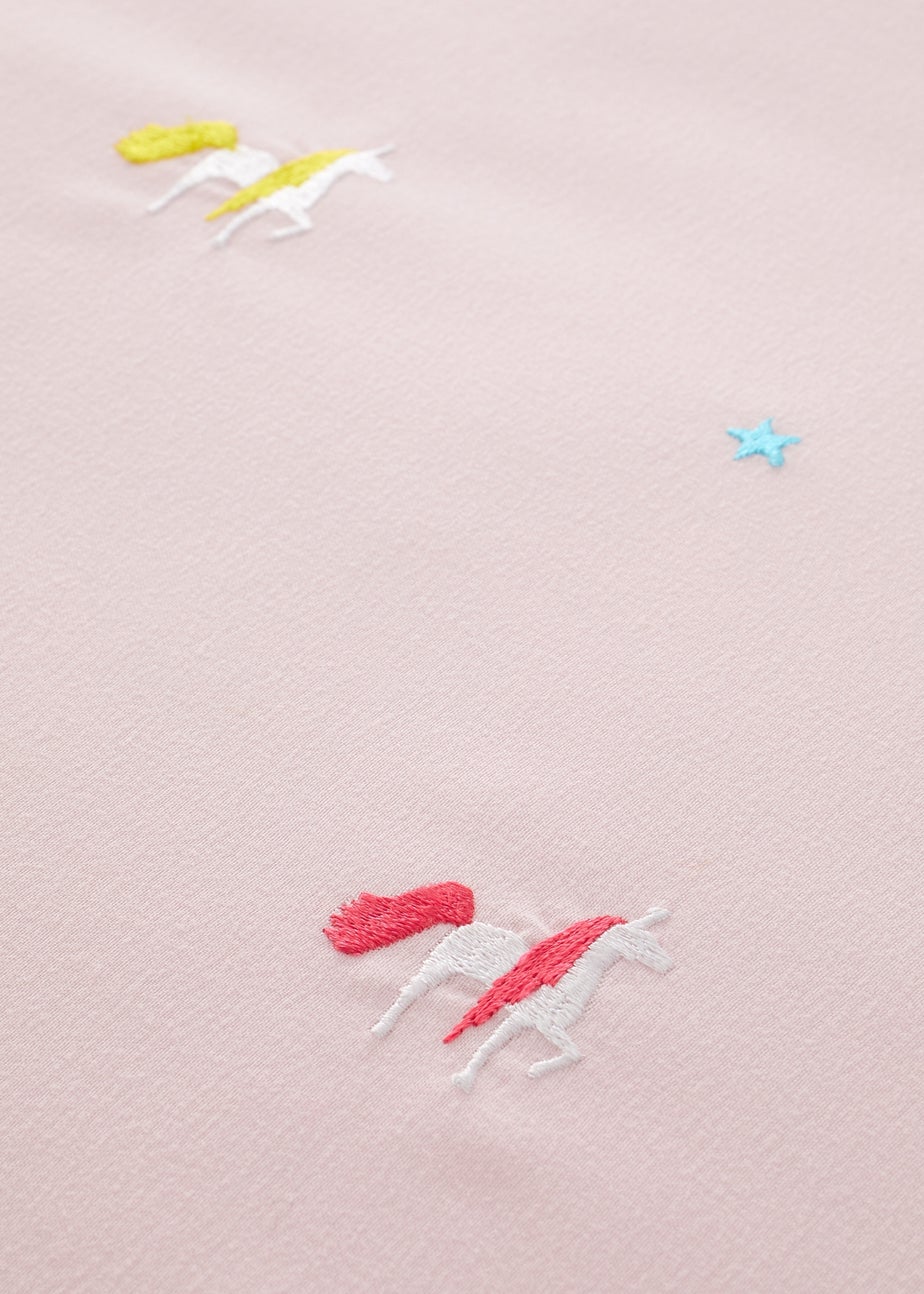 Catherine Lansfield Embroidered Unicorn Duvet Cover Set