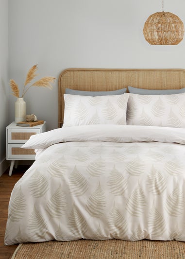 Catherine Lansfield Floral Foliage Reversible Duvet Cover Set