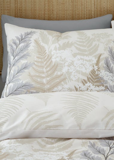 Catherine Lansfield Floral Foliage Reversible Duvet Cover Set