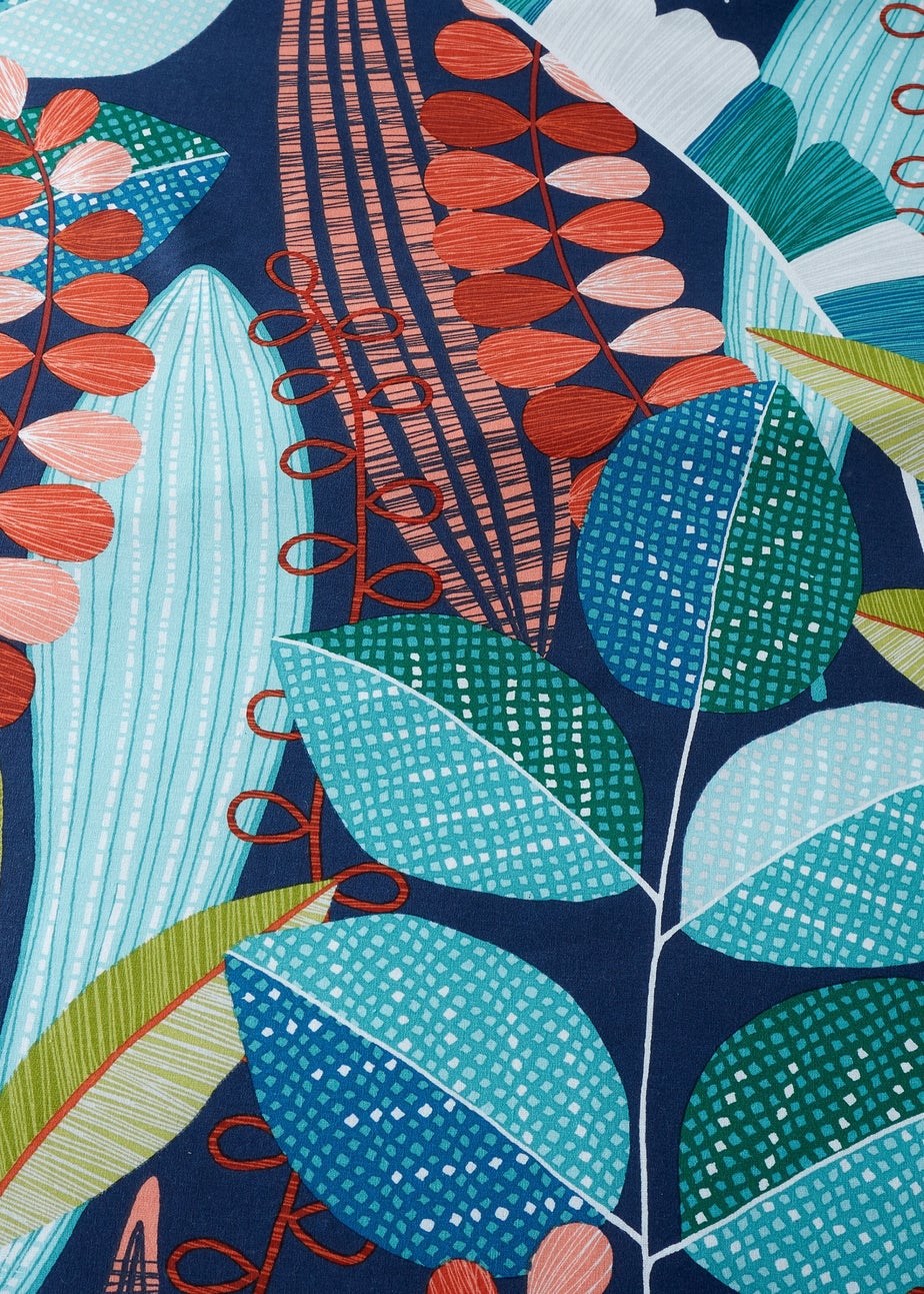 Catherine Lansfield Botanical Leaves Reversible Duvet Cover Set