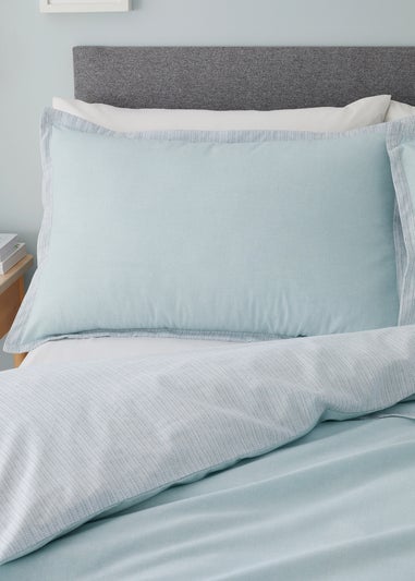 Catherine Lansfield Oslo Textured Trim Duvet Cover