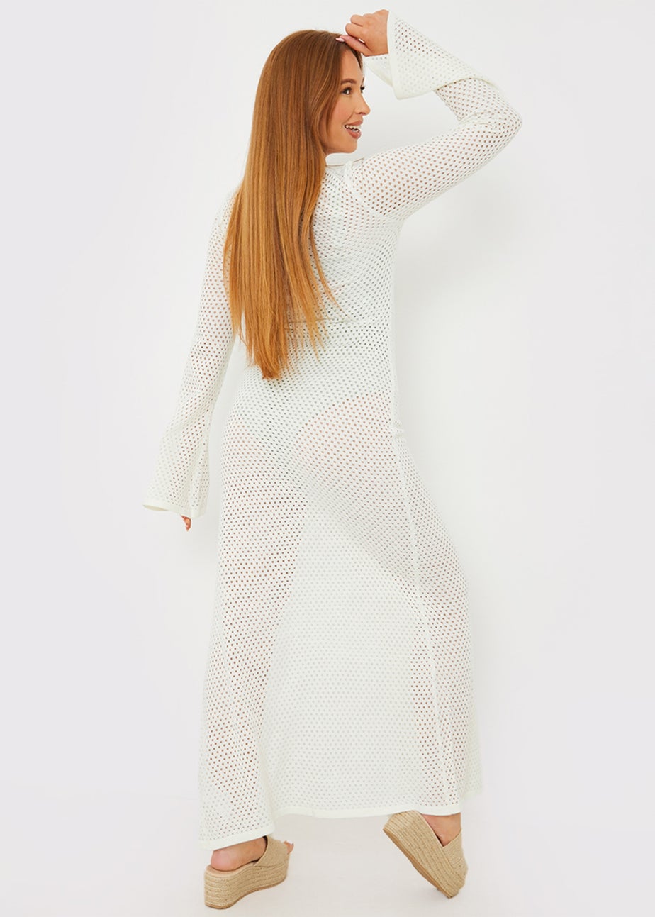 In The Style Stone Crochet Maxi Dress